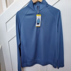 Greg Norman Quarter Zip Long Sleeve Top